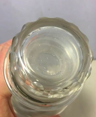 Antique Apothecary Medicine Bottle Jar 10 1/4 