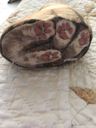 Antique Arnold Printworks c1892 Large Stuffed Tabby CAT Quilt Keeper 2