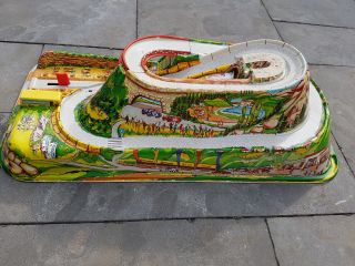 Vintage Antique Collectible Technofix Race Track No Cars/ No Box W Germany