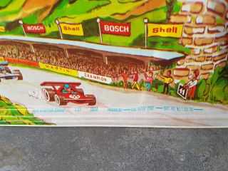 Vintage ANTIQUE Collectible TECHNOFIX Race Track NO Cars/ NO Box W Germany 7