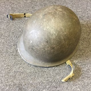 Antique Ww2 Helmet/pot M1 Steel W/liner Gi Bring Back D - Day Us Hero Display