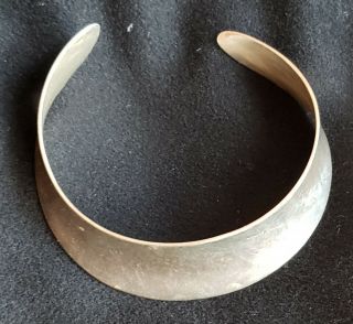 Modernism Sterling Silver Cuff Bracelet By Aaron Rubinstein