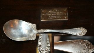 Eva Braun German Ww2 Silver Spoon Rare