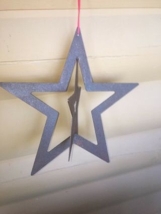 Primitive Country Patriotic Americana Hanging Rustic Star Country Decor Hanger 4