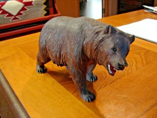 Vintage Black Forest Hand Carved Bear,  9 - In
