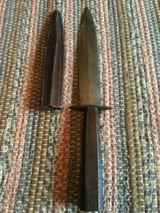 Rare Confederate Civil War Side Knife Sheath Winchester,  Va Harpers Ferry Museum