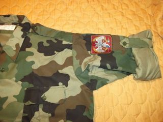 Yugoslavia JNA army camo shirt long sleeve camo shirt size 47 XXXL no2 6