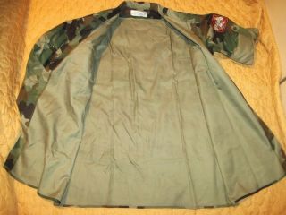 Yugoslavia JNA army camo shirt long sleeve camo shirt size 47 XXXL no2 7