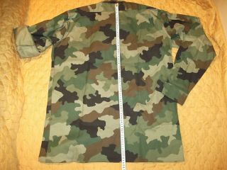 Yugoslavia JNA army camo shirt long sleeve camo shirt size 47 XXXL no2 8
