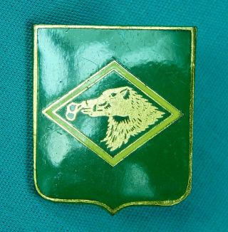 Vintage Us Army Military Regimental Enameled Pin Badge