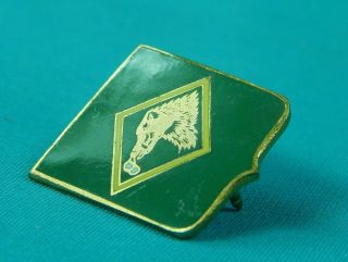 Vintage US Army Military Regimental Enameled Pin Badge 2