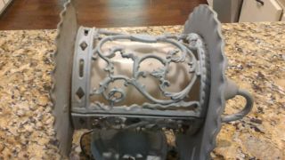 Antique Vintage Cast Iron Arts & Crafts Bungalow Wall Sconce Porch Light Fixture