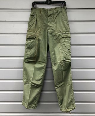 Vintage Vietnam War Green U.  S.  Military Uniform Combat Tropical Pants Trousers