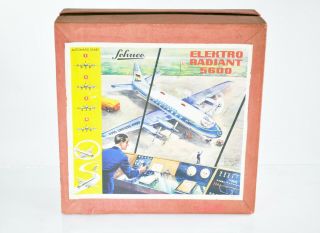 Vintage Schuco Elektro Radiant 5600 Lufthansa German Tin Airplane Box Only