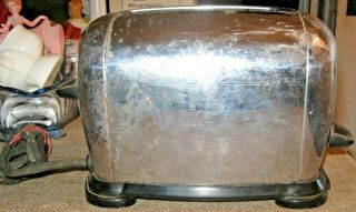 Vintage Toaster Toastswell Art Deco Chrome Bakelite No.  222 - 46 St Louis Missouri