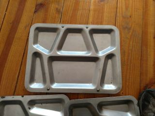 WW2 US Military Mess Hall Food Trays US Army Stamped US FIP 1943 4
