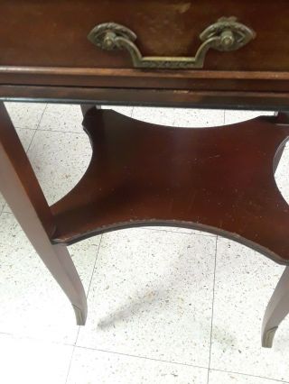 Rway Northern Furniture Co.  Mahogany Sheraton Style Bedroom Night Stand or side 6