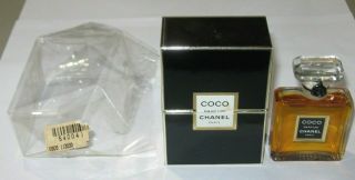 Vintage Perfume Bottle Chanel Coco Bottle/boxes - - 1/2 Oz - Full -