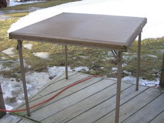 Vintage Samsonite Folding Card Table Shwayder Bros