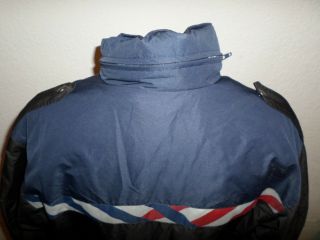DUTCH POLICE WOMEN ' S GORE - TEX COLD WEATHER COAT BLACK WITH BLUE TRIM 6