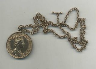 Medal Coronation Queen Elizabeth Ii,  1953.  Britisch Colonia Gambia.