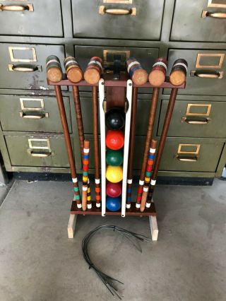 Vintage Croquet Set 2