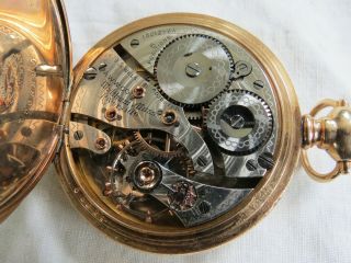 American Waltham Watch Co Pocket Watch Riverside 19j 16s 20yr GF Vtg Old Antique 5