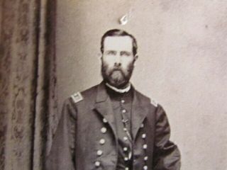 Civil War Us Navy Officer In Boston Cdv Photograph