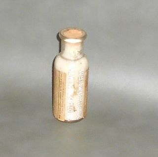 c1915 Antique Medicine Bottle Ingluvin Powder William R.  Warner & Co. ,  Inc.  NY 4