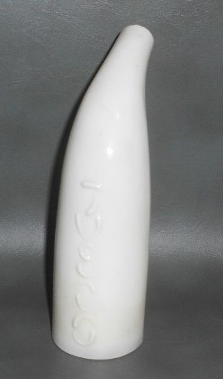 c1905 Antique Tusco Tooth Powder Milk Glass Bottle 3
