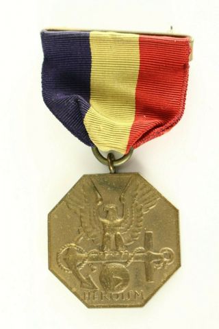 Vintage US Military Navy & Marine Corps Medal Heroism WWII Submarine War Patrol 4