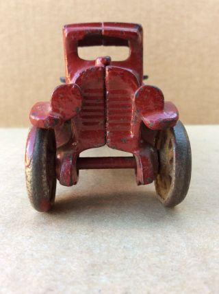 Vtg 1920’s Arcade Cast Iron Dump Truck Spoke Wheels Model T Body 5.  5” Long 6