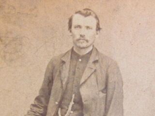 62nd Ohio Infantry Soldier Cdv Photograph