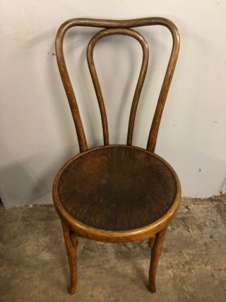 Jacob & Joseph Kohn Austrian Bent Wood Cafe Chairs Authentic Embosed Wood Seat 1