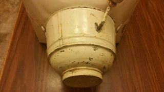 Antique Hoosier Cabinet Flour Sifter Metal With Crank And Cap