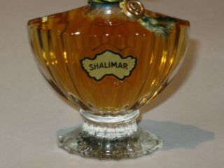 Vintage Guerlain Shalimar Perfume Bottle 1/2 OZ Sealed/Full - 1983 - 2 3
