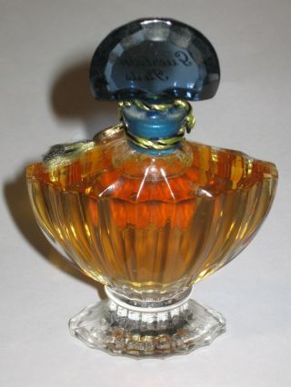 Vintage Guerlain Shalimar Perfume Bottle 1/2 OZ Sealed/Full - 1983 - 2 5