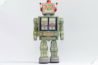 Horikawa Sh Cragstan Masudaya Star Strider C Robot Tin Japan Vintage Space Toy