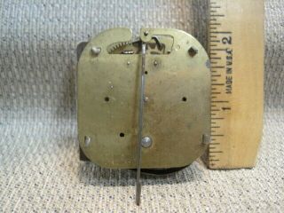 Vintage Mechanical Wall Clock Brass Movement – Made In Germany