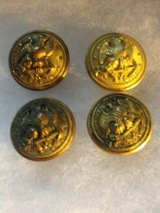 Civil War Naval Imported Coat Size Buttons