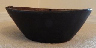 Early Vintage American Antique Wood Hand Made Dough Bowl Primitive 19th Century 2
