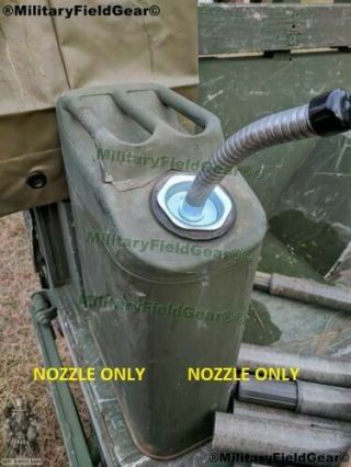 2 Jerry Can Gas Nozzle Flexible Spout Fits Military Usmc 5gl Metal Blitz Can