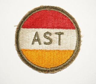 Army Specialized Training Program 1st Pattern Patch Wwii Rare Us Army P9352