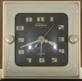Vintage 1947 - 1948 7H135 Telechron Electric Wall Bracket Clock 
