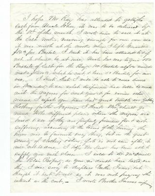 Confederate Soldier ' s Letter From Thomas W.  Patten Co.  C 60th Rgt North Carolina 3