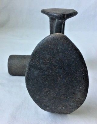 Cast Iron Cobbler Anvil Shoe Last Repair Primitive Doorstop Antique Boot 4