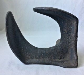 Cast Iron Cobbler Anvil Shoe Last Repair Primitive Doorstop Antique Boot 6