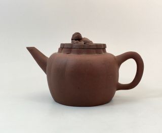 Chinese Yixing Teapot And Cover,  C.  1890.  Qing Dynasty.