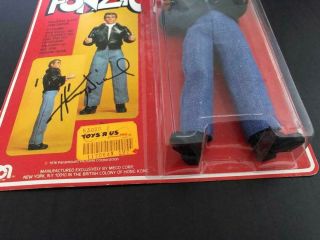 Henry Winkler Autographed 1976 Mego Happy Days Fonzie MOC UNPUNCHED 6