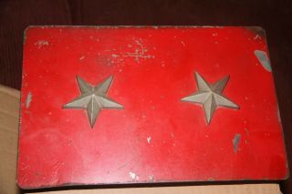Wwii 2 Star General License Plate - Very Rare